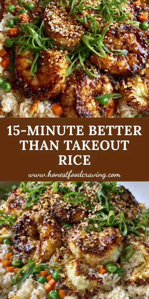 Shrimp Fried Rice Recipe with Garlic Butter and Golden Toasted Jasmine Rice 4 A premium Shrimp Fried Rice Recipe featuring seared tiger shrimp with a garlic butter glaze and toasted jasmine rice in a white bowl.