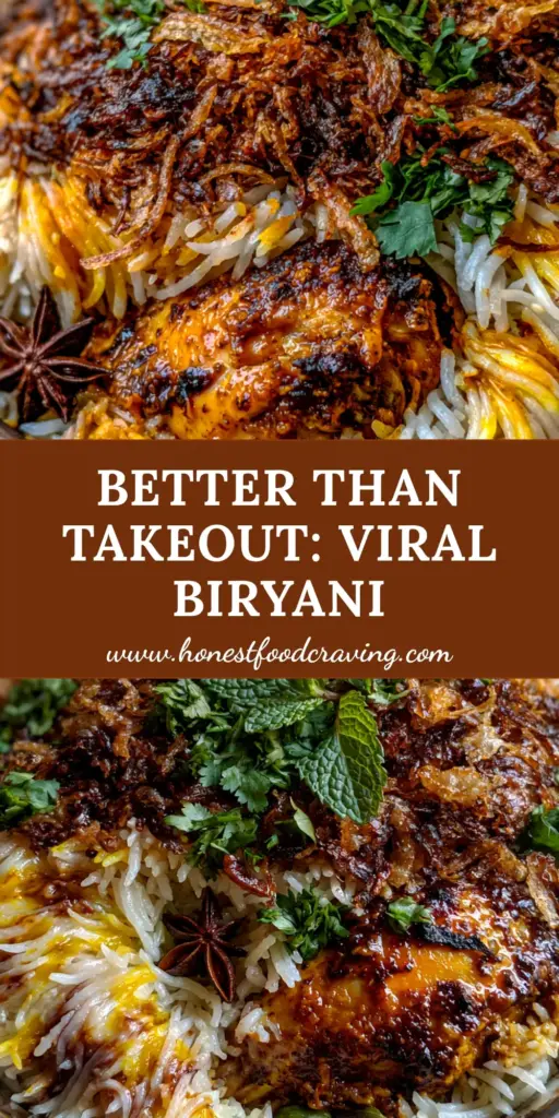 Hyderabadi Biryani: An Authentic Chicken Dum Recipe for Visual Perfection 4 Overhead view of a copper handi filled with authentic Hyderabadi Biryani featuring long-grain basmati and saffron streaks. (Hyderabadi Biryani)